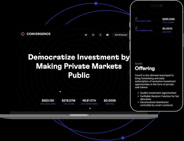 Convergence DeFi platform