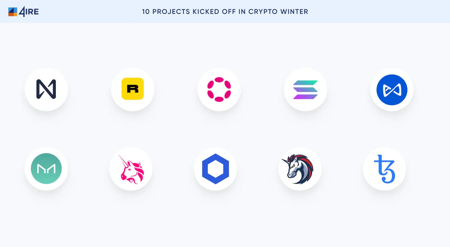 10 Projects Kicked Off in Crypto Winter
