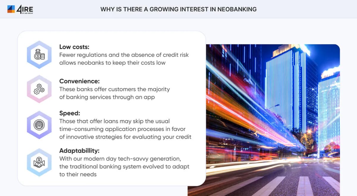 Familiarize yourself with why there is such a growing interest in Neobanks.