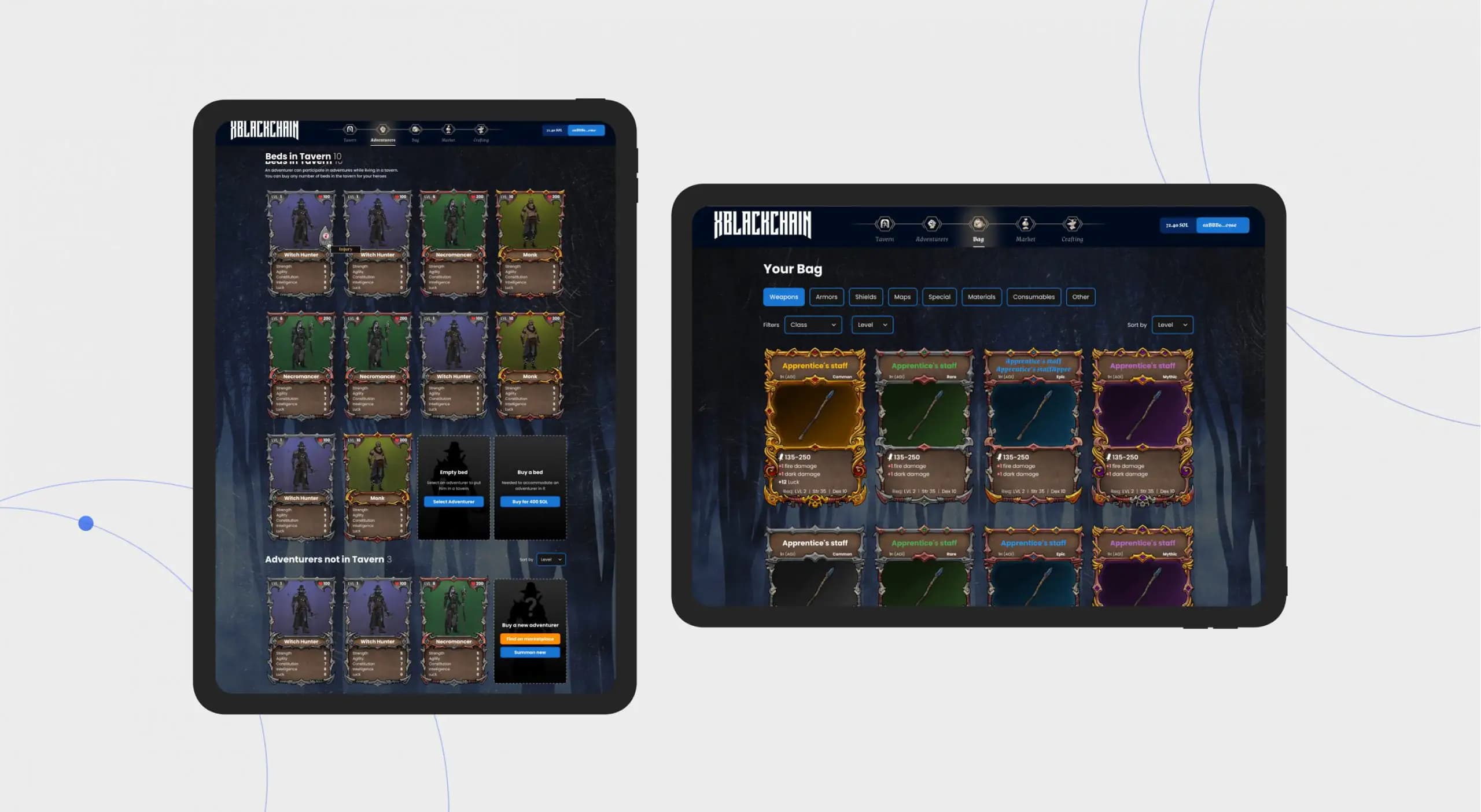 blackchain screen