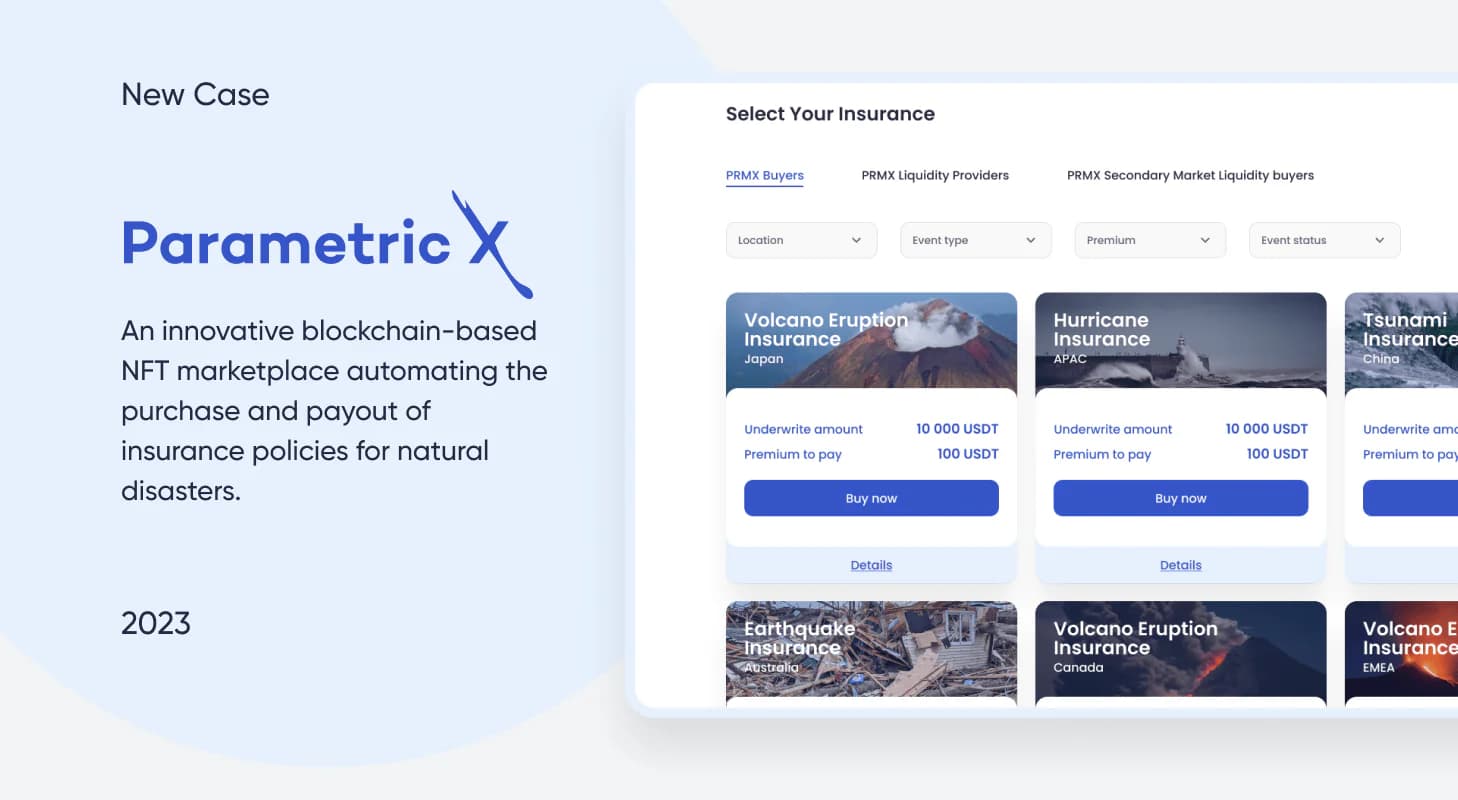 ParametricX: Marketplace for Insurance Policy Acquisition