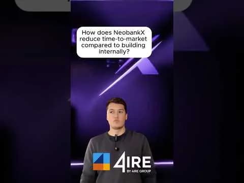 How does NeobankX reduce time to market compared to building internally?