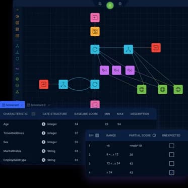 Credit Scoring Software interface