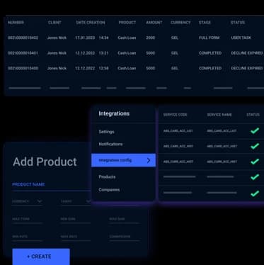 Loan Management Software interface