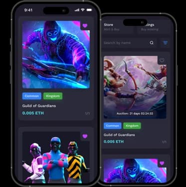 NFT Marketplace interface